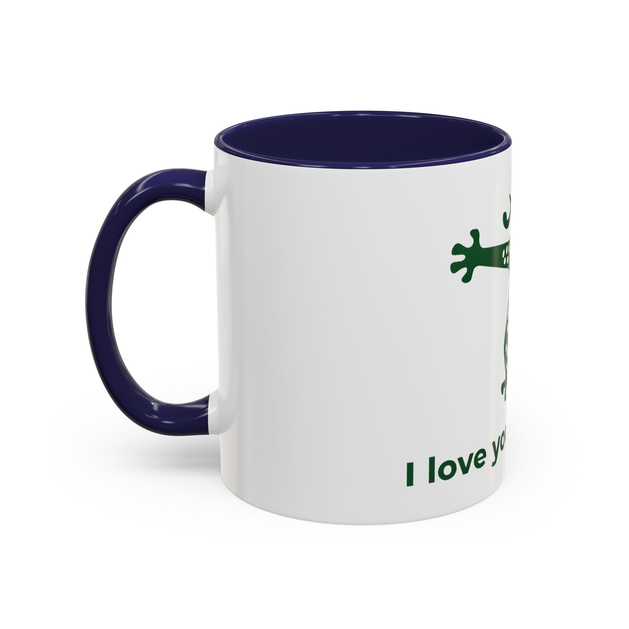 Cute Mahjong Coffee Mug | Green Dragon | I love you this mahj