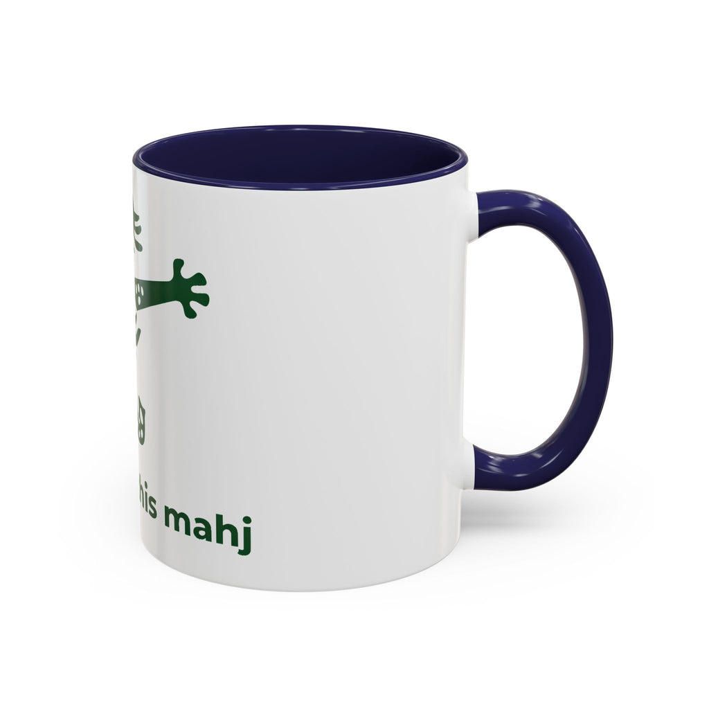 Cute Mahjong Coffee Mug | Green Dragon | I love you this mahj