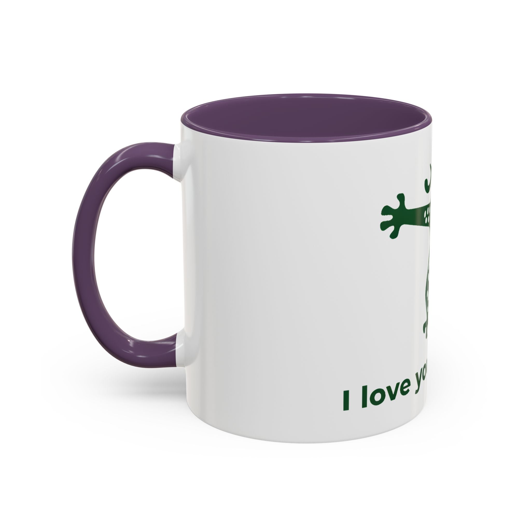 Cute Mahjong Coffee Mug | Green Dragon | I love you this mahj
