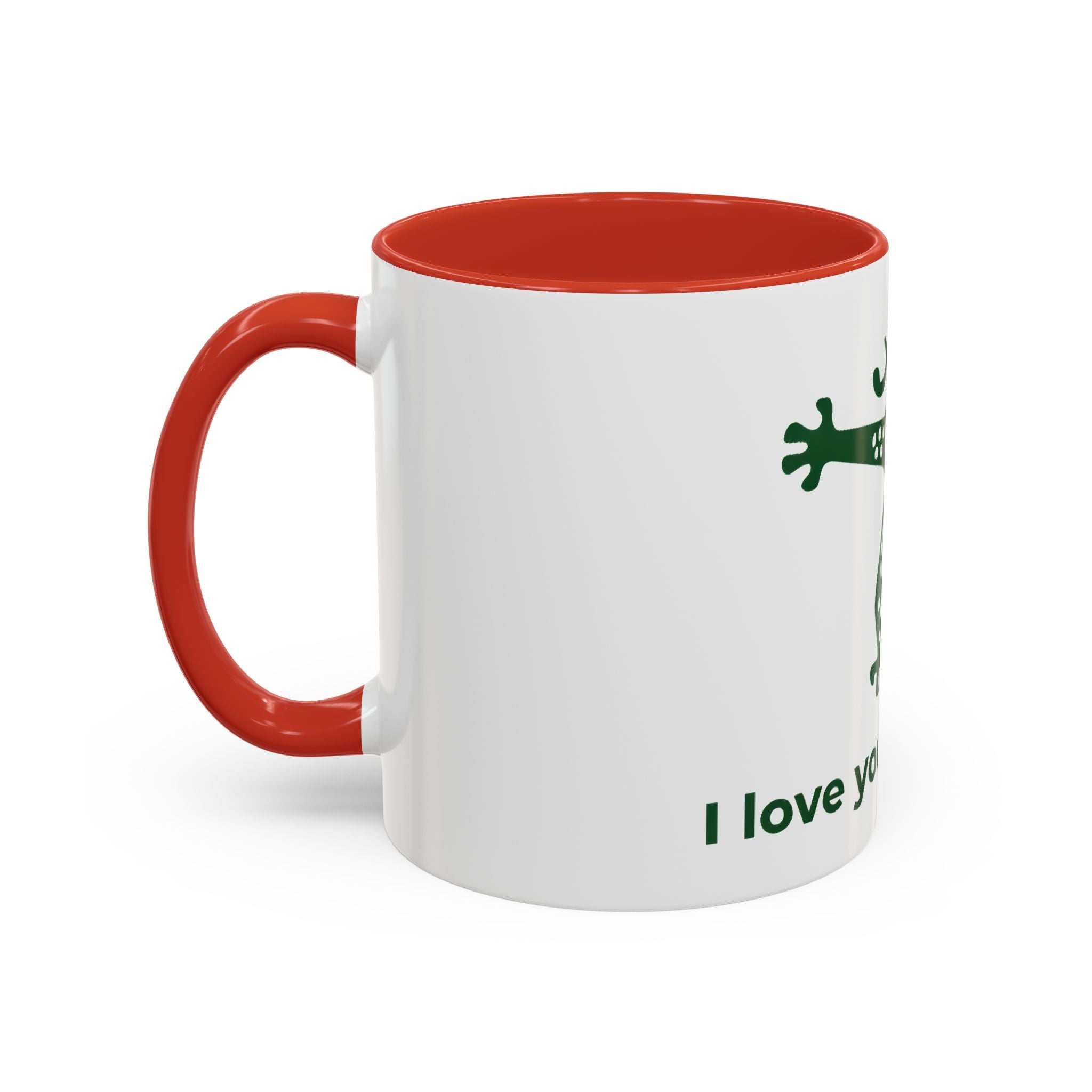 Cute Mahjong Coffee Mug | Green Dragon | I love you this mahj