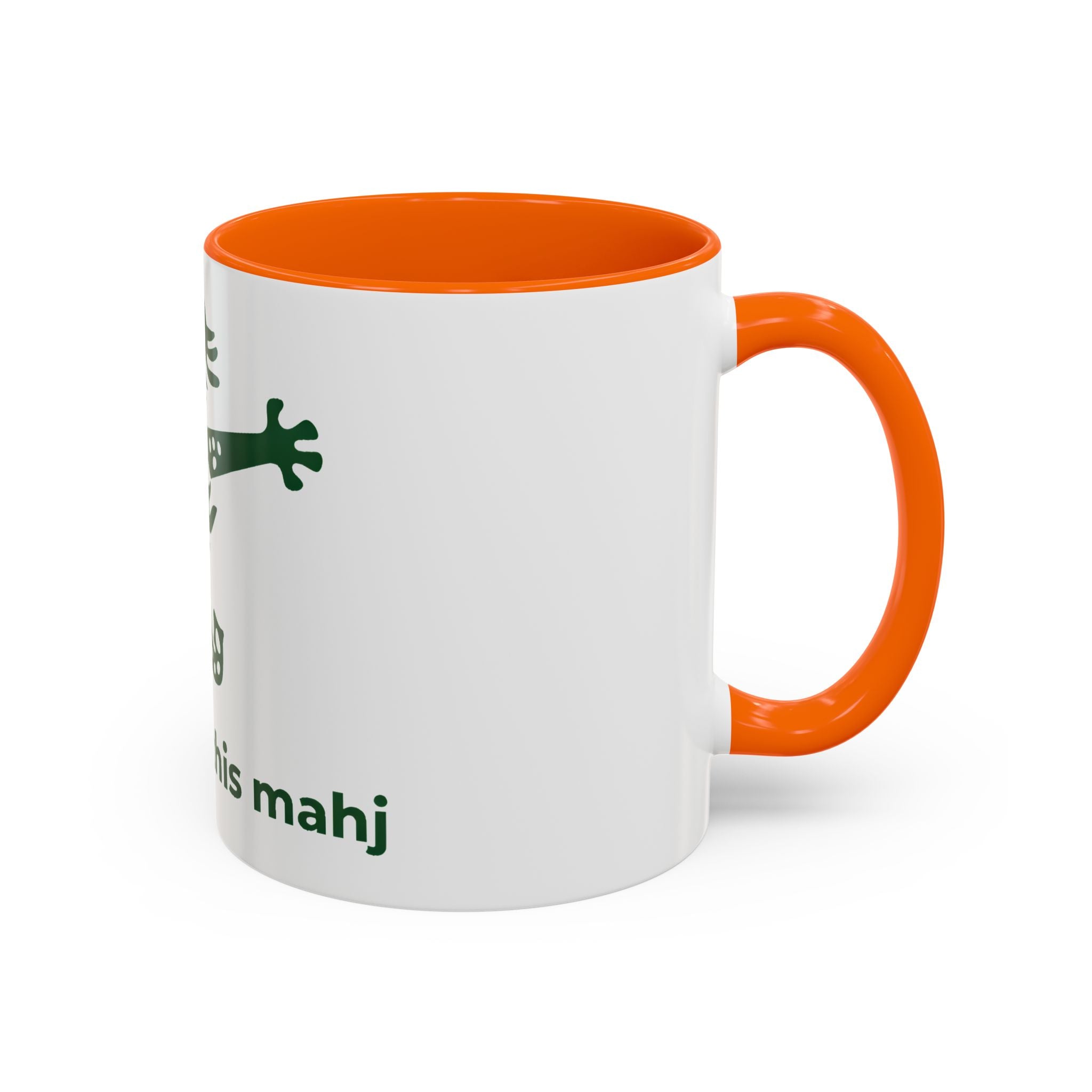 Cute Mahjong Coffee Mug | Green Dragon | I love you this mahj