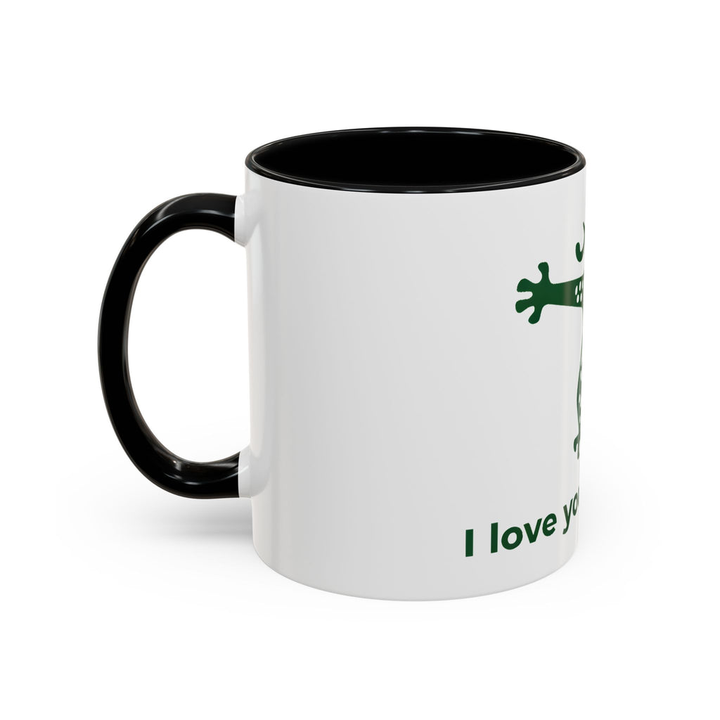 Cute Mahjong Coffee Mug | Green Dragon | I love you this mahj