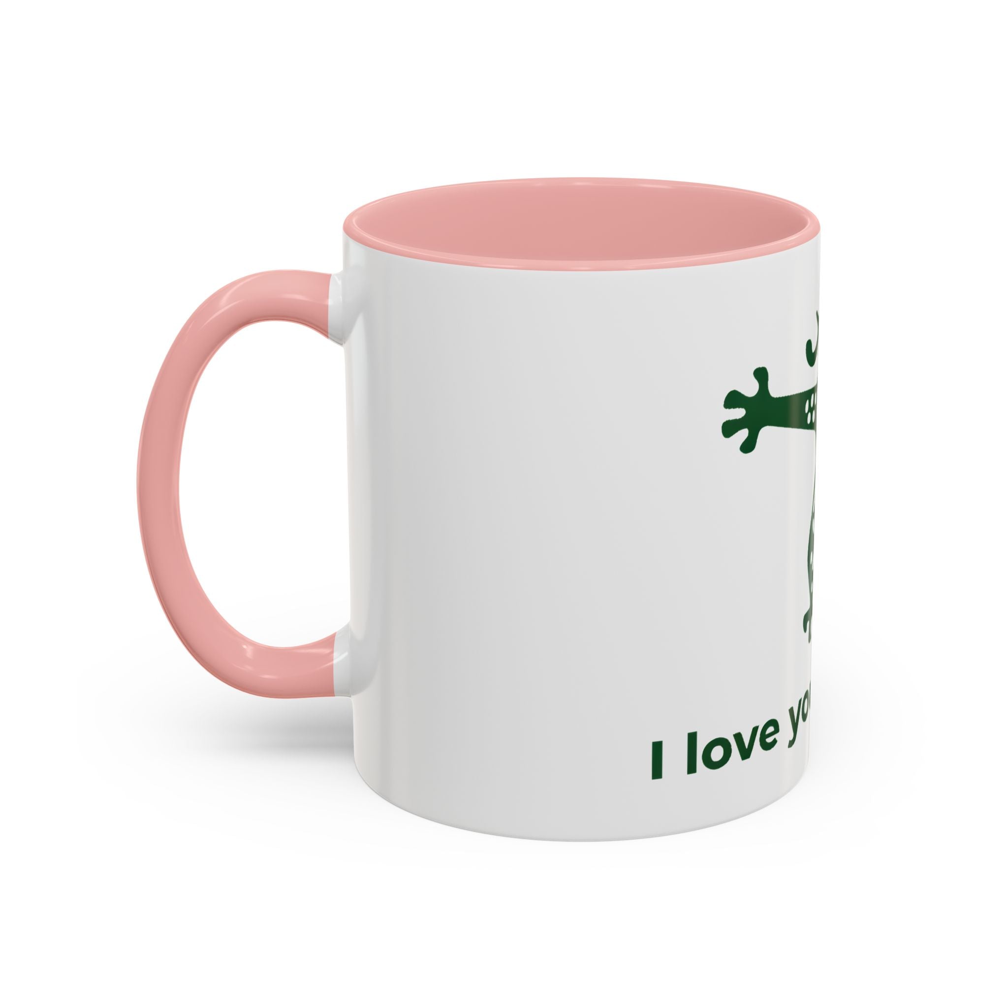 Cute Mahjong Coffee Mug | Green Dragon | I love you this mahj