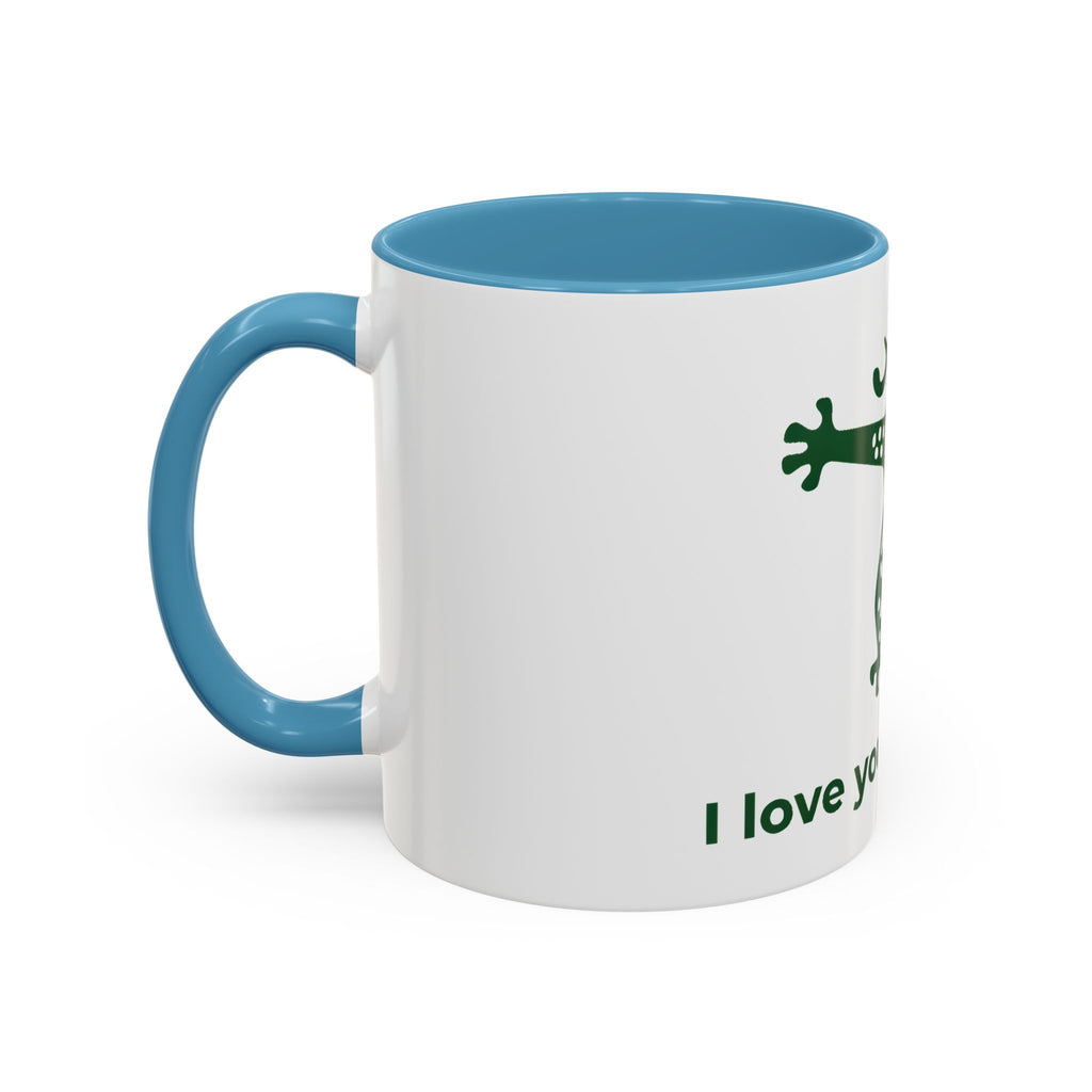 Cute Mahjong Coffee Mug | Green Dragon | I love you this mahj