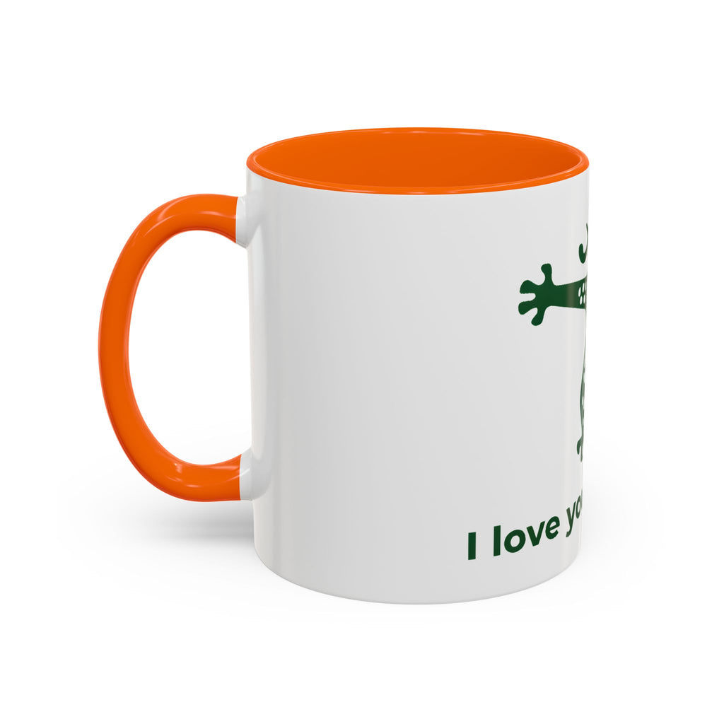 Cute Mahjong Coffee Mug | Green Dragon | I love you this mahj