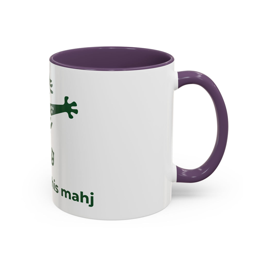 Cute Mahjong Coffee Mug | Green Dragon | I love you this mahj