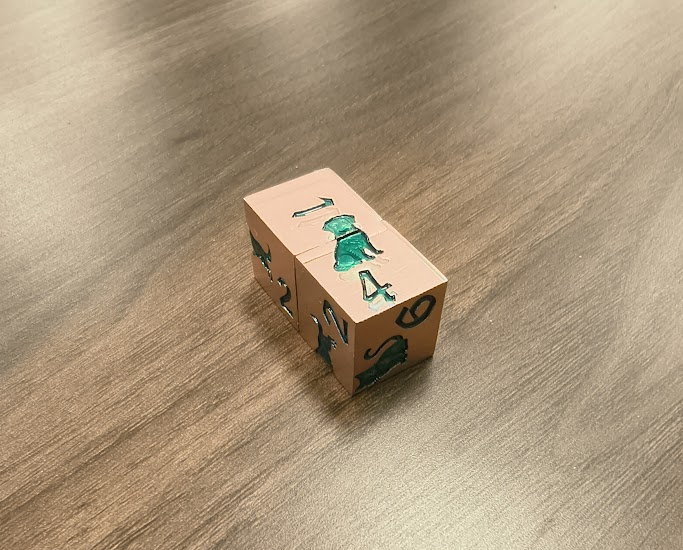 Metal Mahjong Dice | D6 Pair for Mah Jongg | Engraved Dog & Cat Dice | Mah Jongg Dice for Pet-Lovers